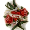 Cody Foster Co Cody Foster 5" MOM Tattoo Glass Christmas Ornament GO-6627 Hot