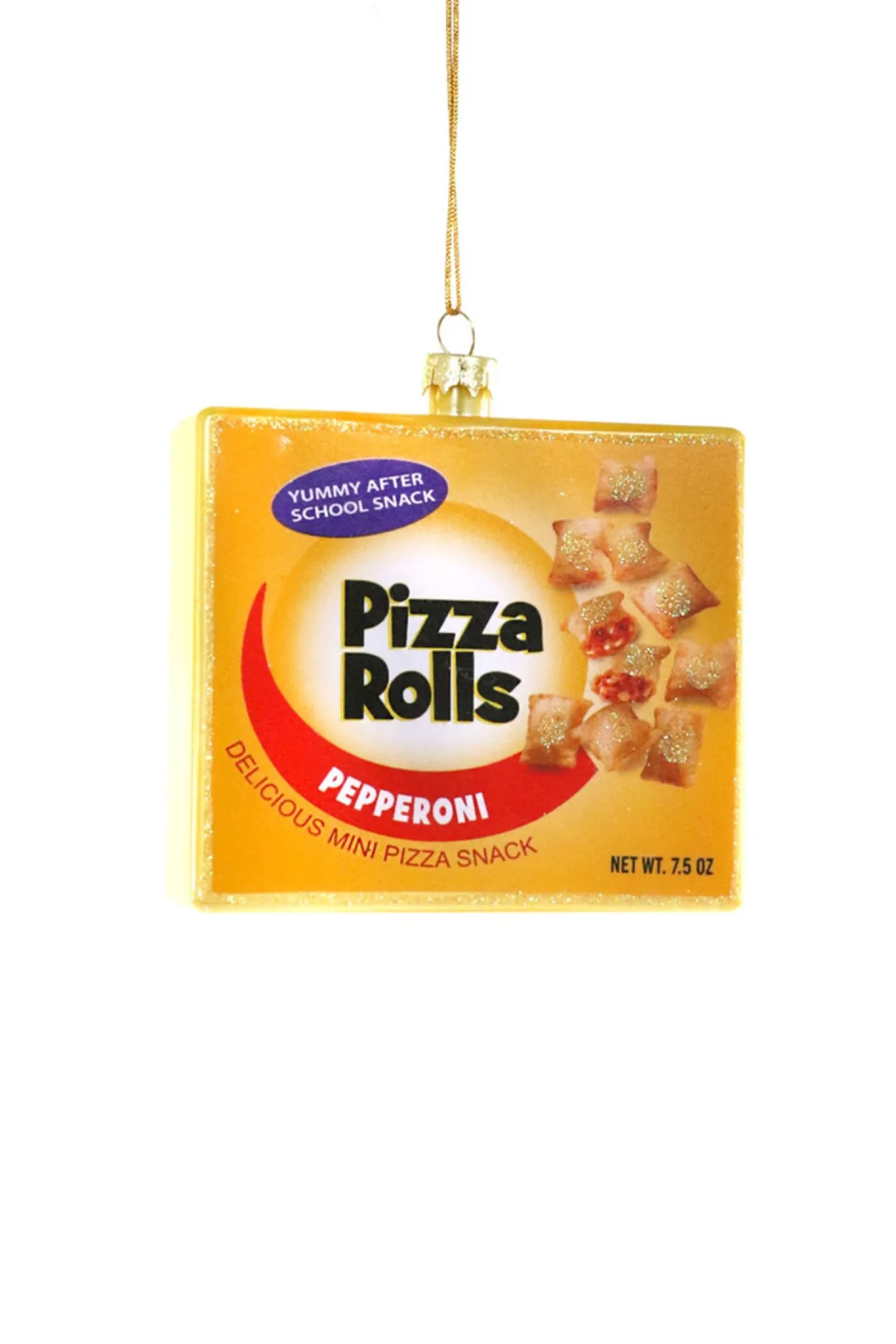 Cody Foster Co Cody Foster 3.75" Pizza Rolls Glass Christmas Ornament GO-8874 Hot