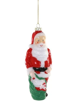 Cody Foster Co Cody Foster 6.25" Santa Blow Mold Glass Christmas Ornament GO-8880 Hot