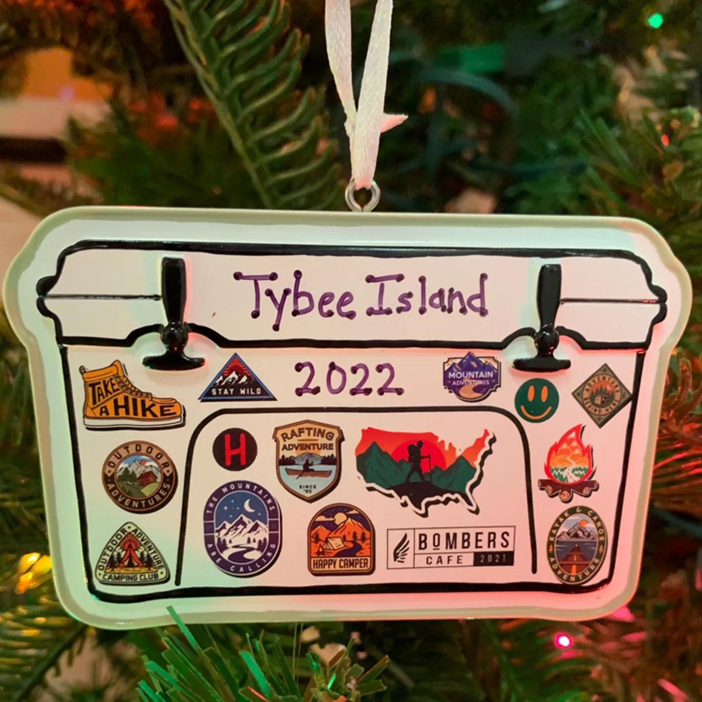 Polar X Cooler Travel Camping Personalized Christmas Ornament OR2405 Clearance