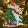 Polar X Couple Around the Christmas Tree Personalized Ornament OR1789-2 Sale