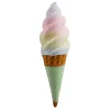 December Diamonds December 29.5" Large Rainbow Swirl Ice Cream Cone with Green Sleeve 08-08730 Online