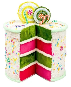 December Diamonds 9" Sliced Cake Christmas Decoration 08-08633 Outlet
