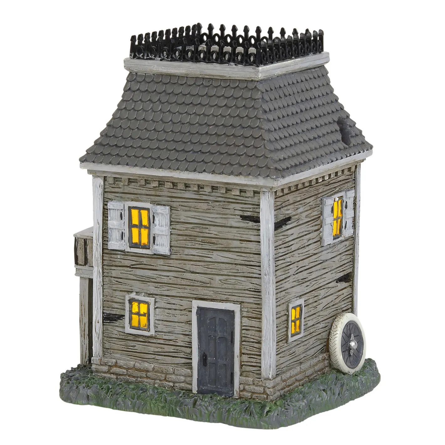 Department 56 Addams Family Midyear Set Carriage House and Thrill Seeking With Fester 2 Piece Set 6004825SET