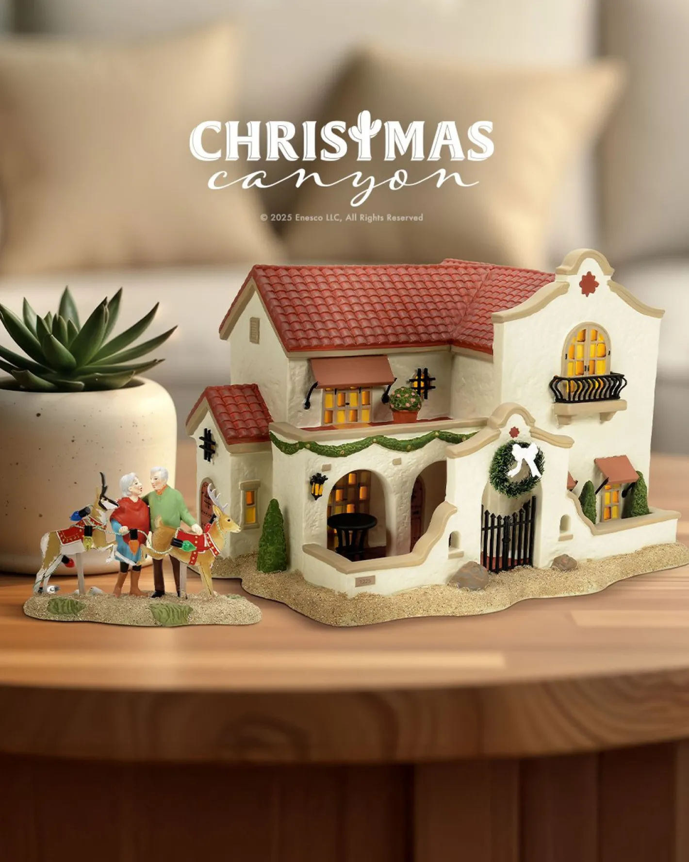 Department 56 Christmas Canyon Village Home on The Range Building 6014755 Hot