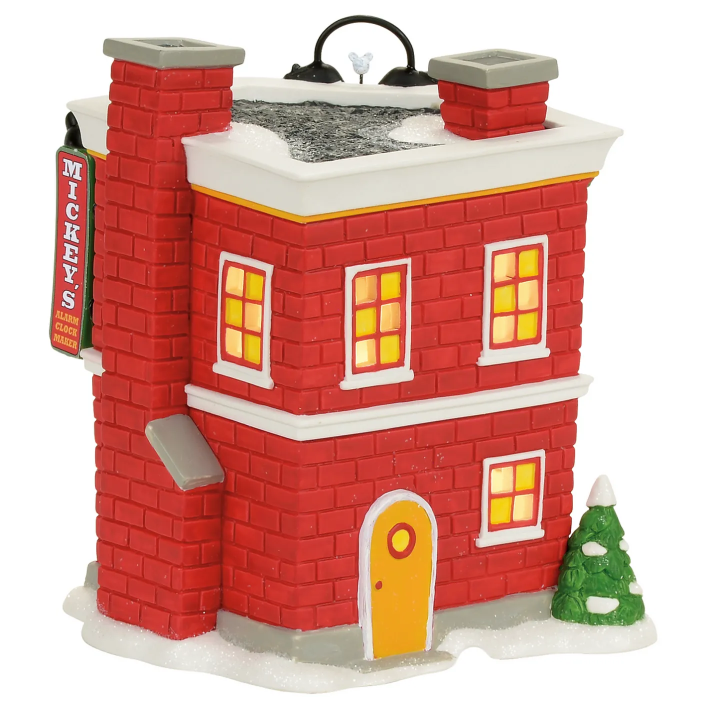 Department 56 Disney Village Mickey's Alarm Clock Shop 4057261