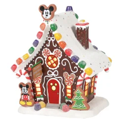 Department 56 Disney Village Mickey's Gingerbread House Building 6001317 Clearance