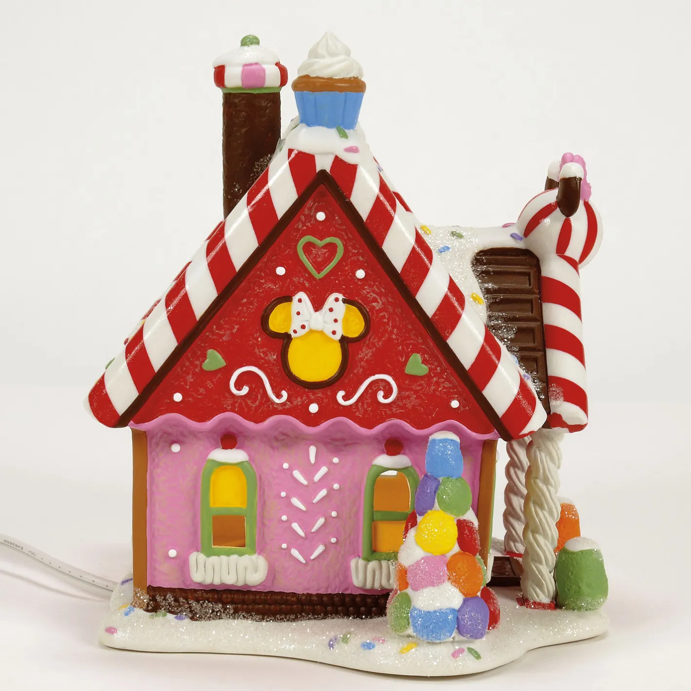 Department 56 Disney Village Minnie's Peppermint Villa Building 6013663 Clearance