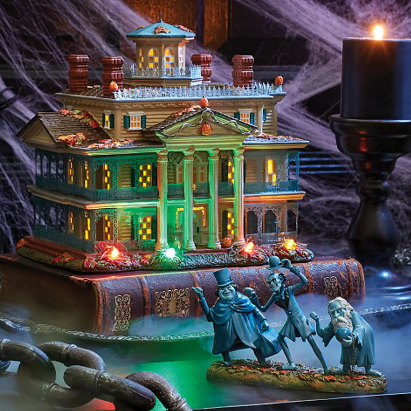 Department 56 Disney's Disneyland The Haunted Mansion Village Set