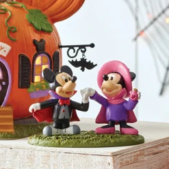 Department 56 Disney's Halloween Pumpkintown Village Mickey & Minnie's Costume Fun Figure 6007728 Sale