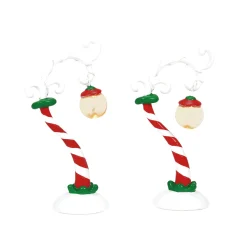 Department 56 Grinch Village Set of 2 Grinch Streetlights 6014705 Clearance