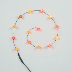 Department 56 Halloween Village String of Lit Autumn Leaves LED String Lights 6007712 New
