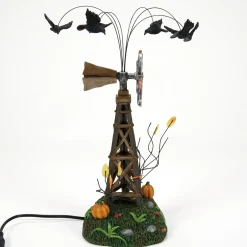 Department 56 Halloween Village Animated A Chill In The Air Weathervane 6013645