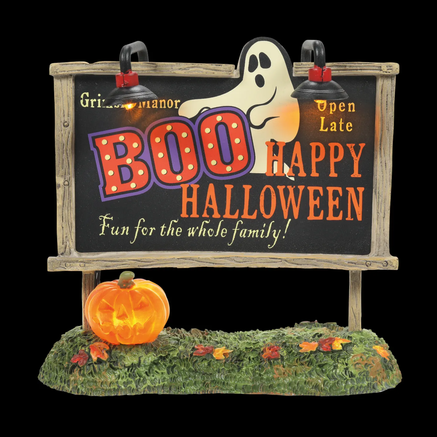 Department 56 Halloween Village Lit Ghost Billboard 6009819 Online