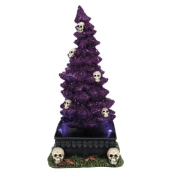 Department 56 Halloween Village Haunted Skull Tree 6011468 Clearance