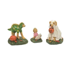 Department 56 Halloween Village Family of Halloween Pups Figure 6012287