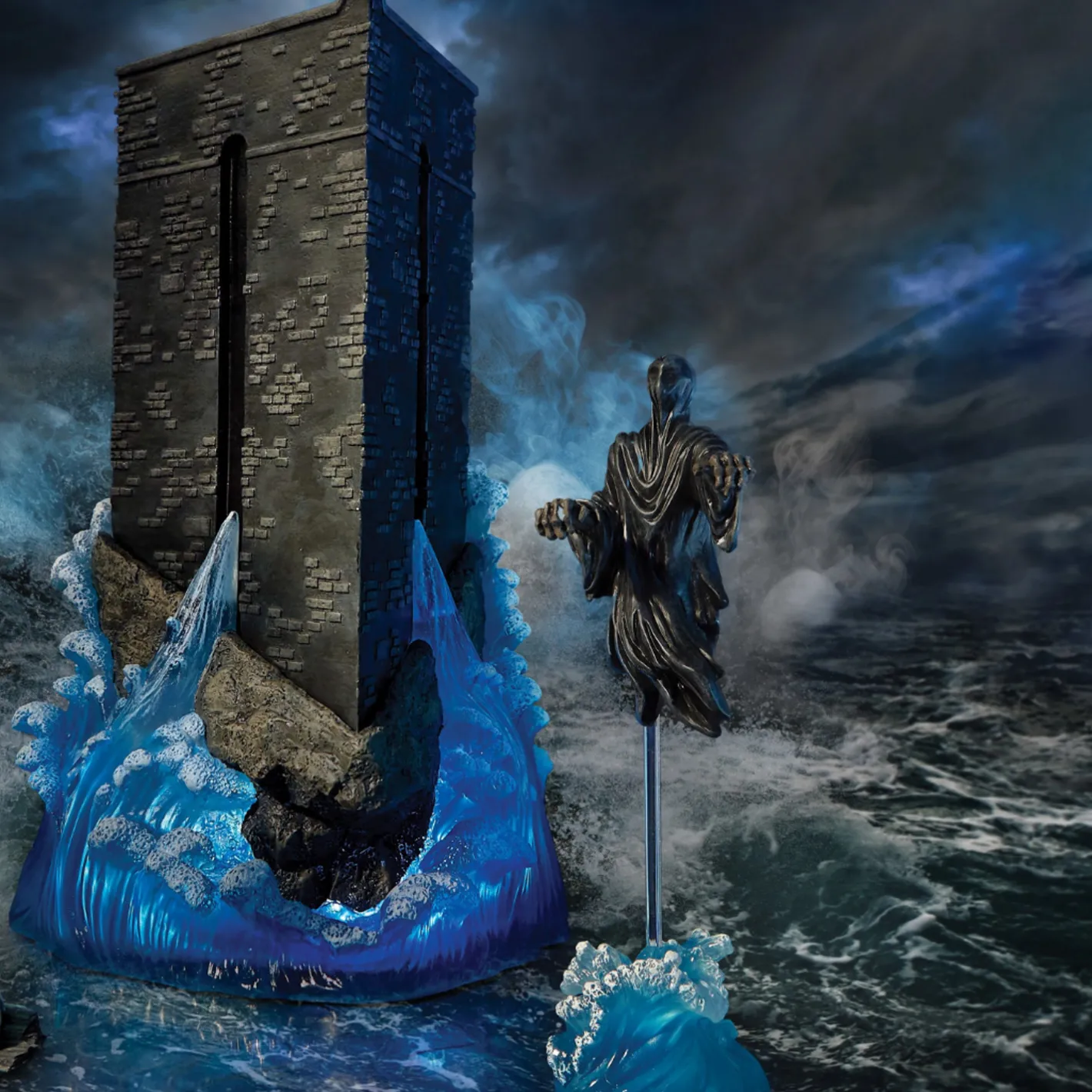 Department 56 Harry Potter Village Azkaban Prison Set with Dementor Figure 6014668 Sale