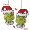 Department 56 Jim Shore Dr. Seuss Grinch Naughty Nice Felt Ornament 6014114 Outlet