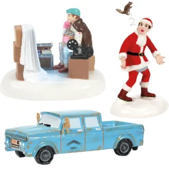Department 56 NEW for 2024 National Lampoon's Christmas Vacation 3 Pc Set Clearance