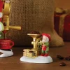 Department 56 North Pole Village The Daily Grind Figure 6014510 Clearance