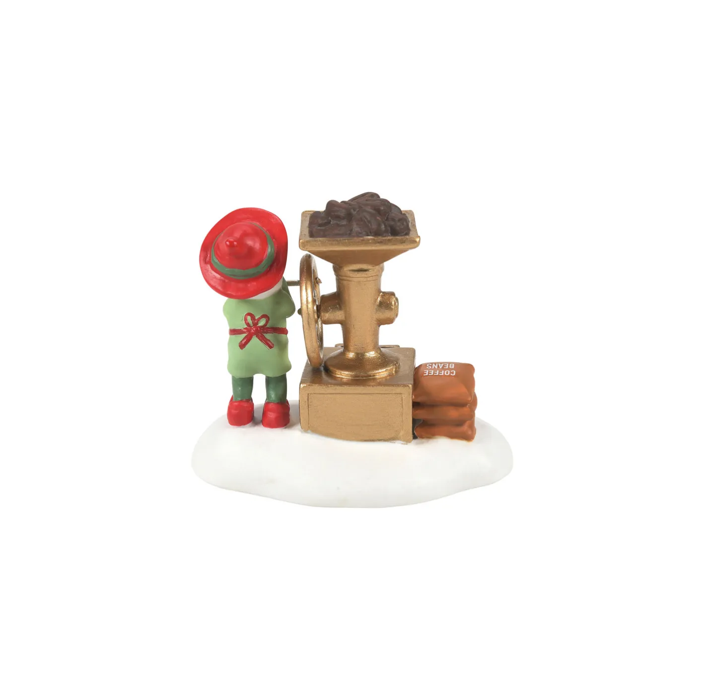 Department 56 North Pole Village The Daily Grind Figure 6014510 Clearance