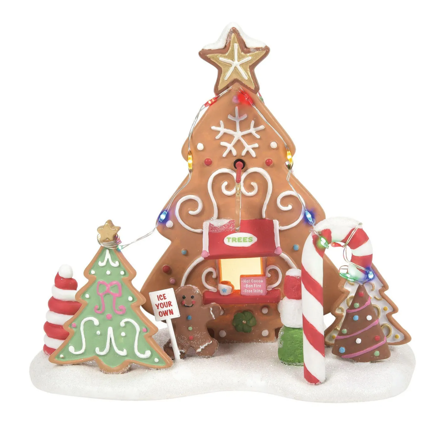 Department 56 North Pole Village Ice Your Own Tree Lot Building 6015673 Clearance