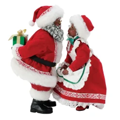 Department 56 Possible Dreams African American Santa North Pole Sweethearts 6015874 Sale
