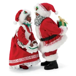 Department 56 Possible Dreams African American Santa North Pole Sweethearts 6015874 Sale