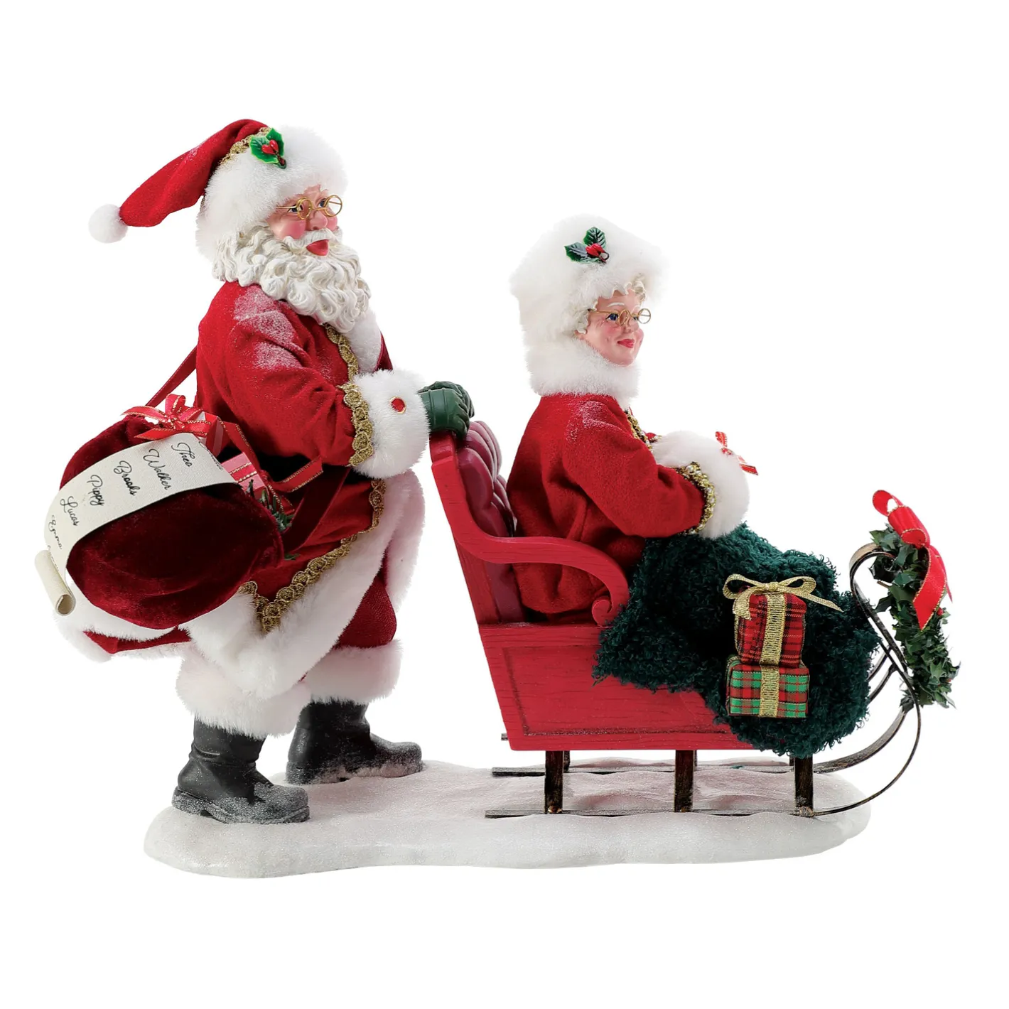 Department 56 Possible Dreams Santa Limited Edition Anniversary Ruby Sleigh Figure 6016465 Best