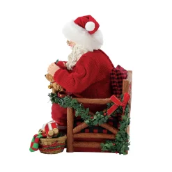 Department 56 Possible Dreams Santa Yappy Holidays Figure 6016214 Clearance