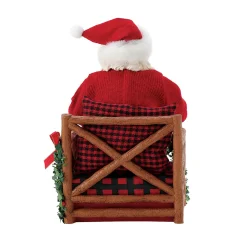 Department 56 Possible Dreams Santa Yappy Holidays Figure 6016214 Clearance