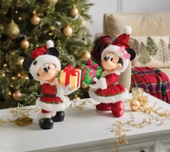 Department 56 Possible Dreams Disney Mickey or Minnie's Big Gift Large Figures Clearance