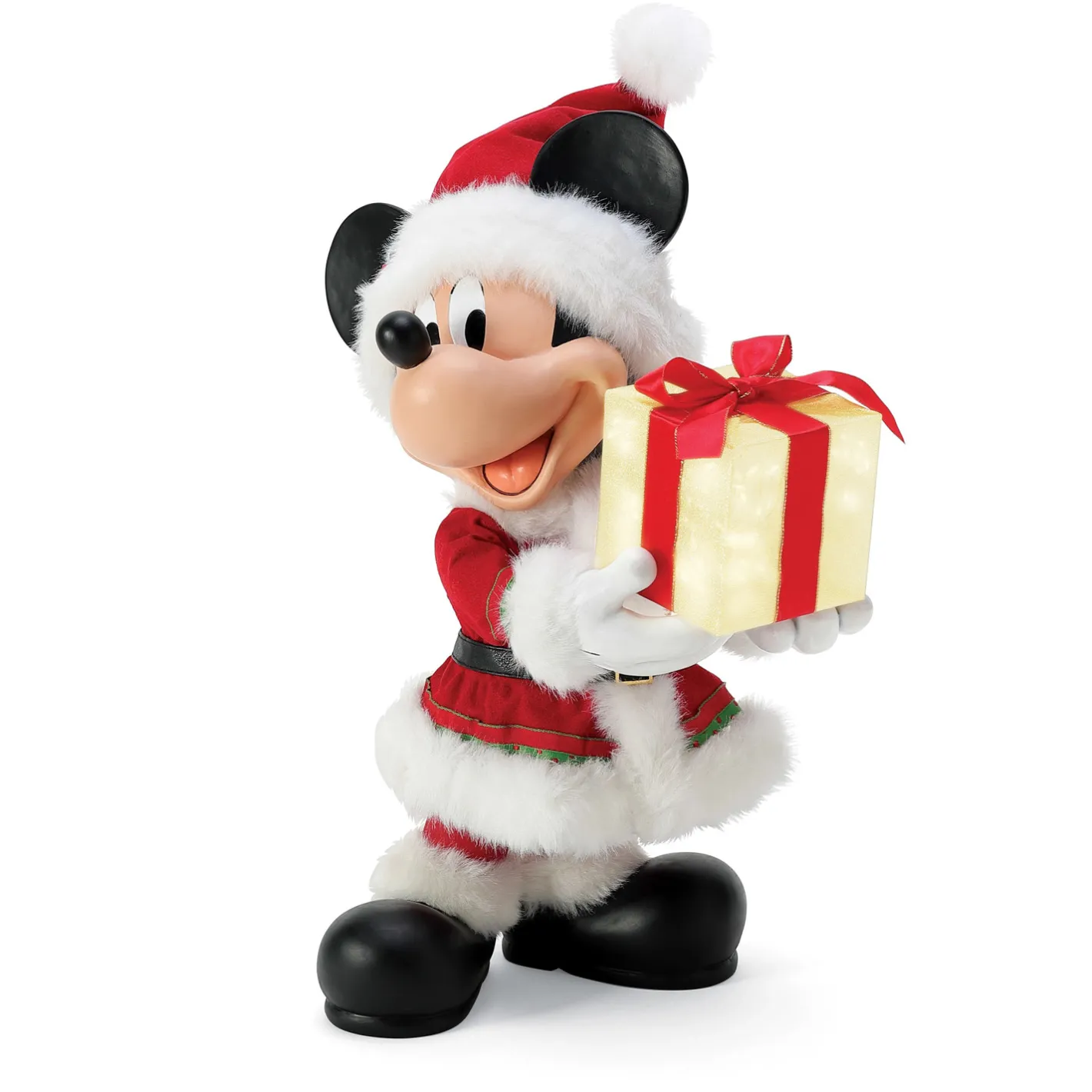 Department 56 Possible Dreams Disney Mickey or Minnie's Big Gift Large Figures Clearance