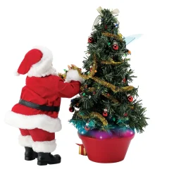 Department 56 Possible Dreams Santa Little Bit of Pixie Dust Animated Figure 6016494 New