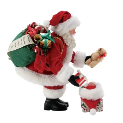Department 56 Possible Dreams Santa First Christmas Figure 6015898 Sale