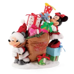 Department 56 Possible Dreams Minnie & Mickey's Christmas Eve 6009675 Hot