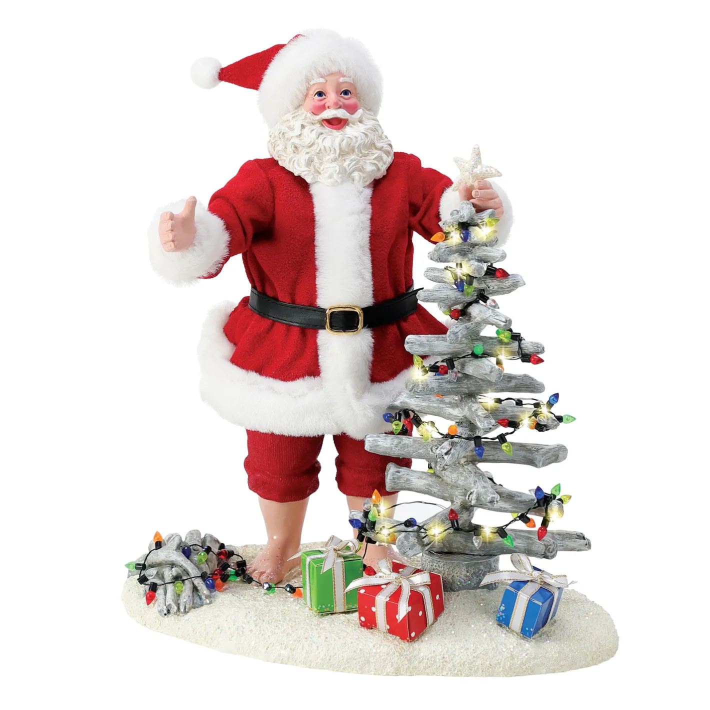 Department 56 Possible Dreams Santa Driftwood Masterpiece Figure 6014786 Sale
