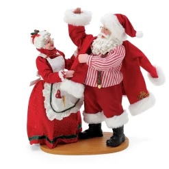 Department 56 Possible Dreams Santa Santa's New Suit Figure 6015877
