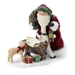 Department 56 Possible Dreams Santa Sleep in Heavenly Peace Figure 6016459 Outlet