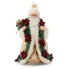 Department 56 Possible Dreams Santa Old World Poinsettia Figure 6016467 Clearance