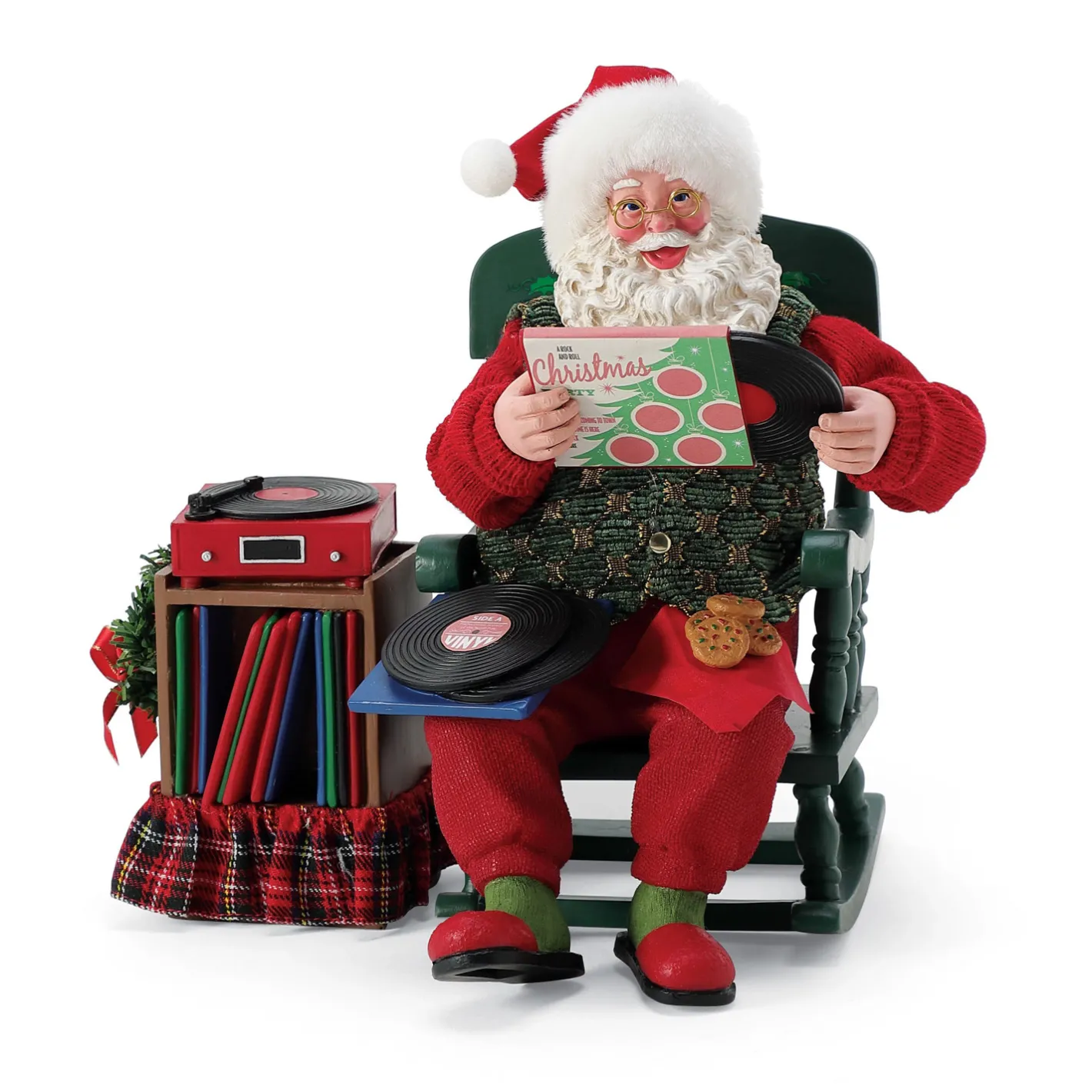 Department 56 Possible Dreams Santa Christmas Grooves Figure 6016450 Online