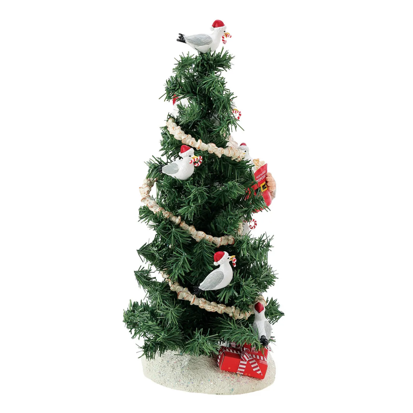 Department 56 Possible Dreams Santa Flocked Seagull Tree Figure 6016148 New