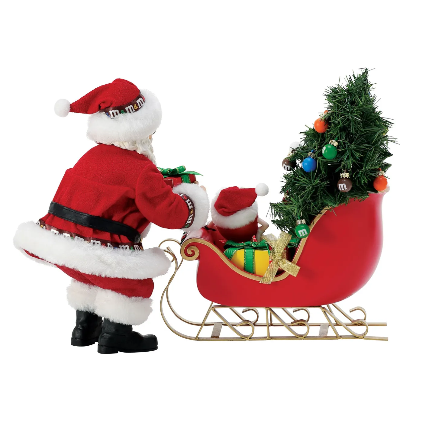 Department 56 Possible Dreams Santa M&M Sleigh Figure 6016481 New