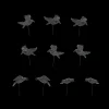 Department 56 Set of 10 Halloween Village Crows Accessory 6010451 Discount