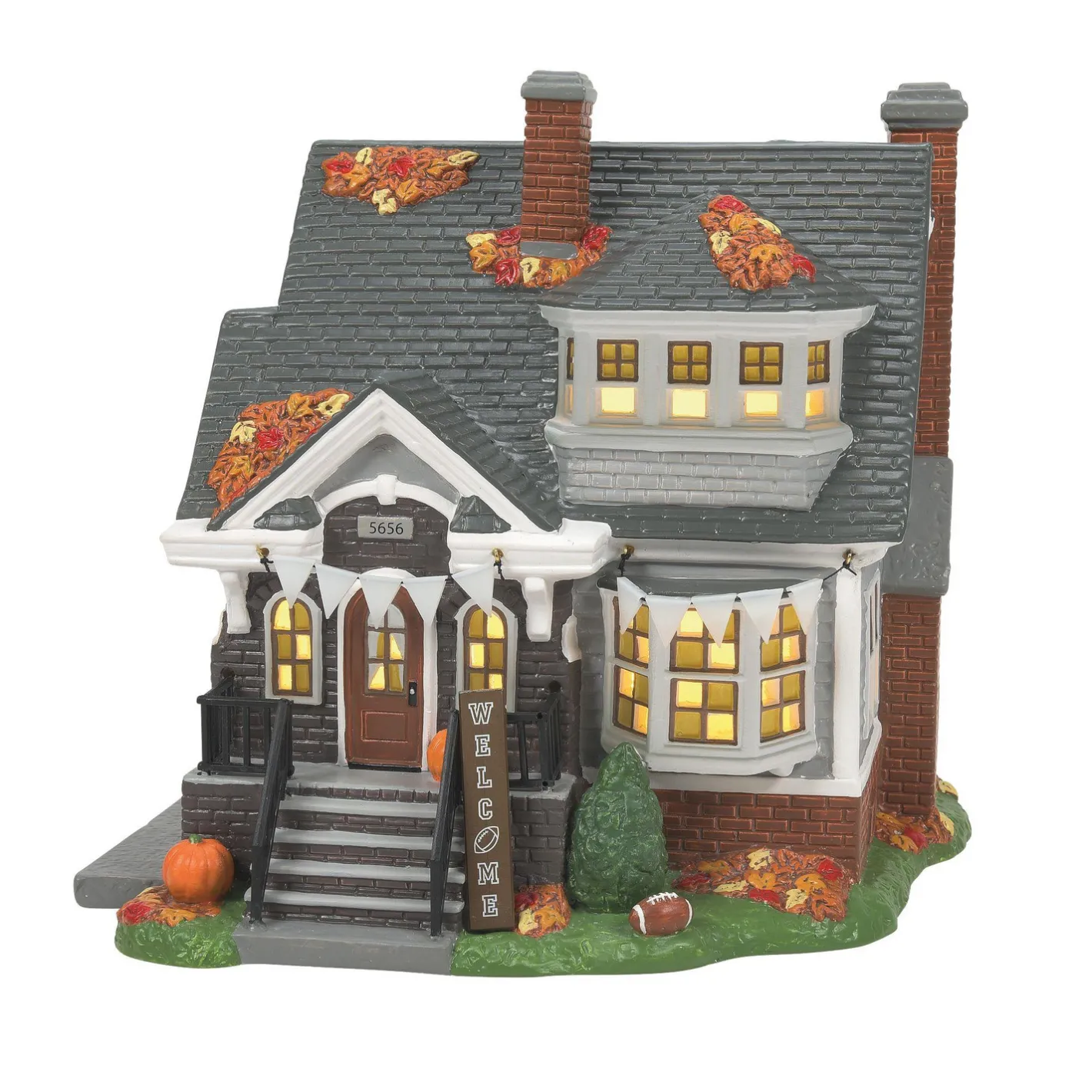 Department 56 Snow Village Halloween Friday Night Fanatics Football House 6014703 Best