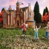 Department 56 Snow Village Halloween Visiting The Park Disney Figure 6014559