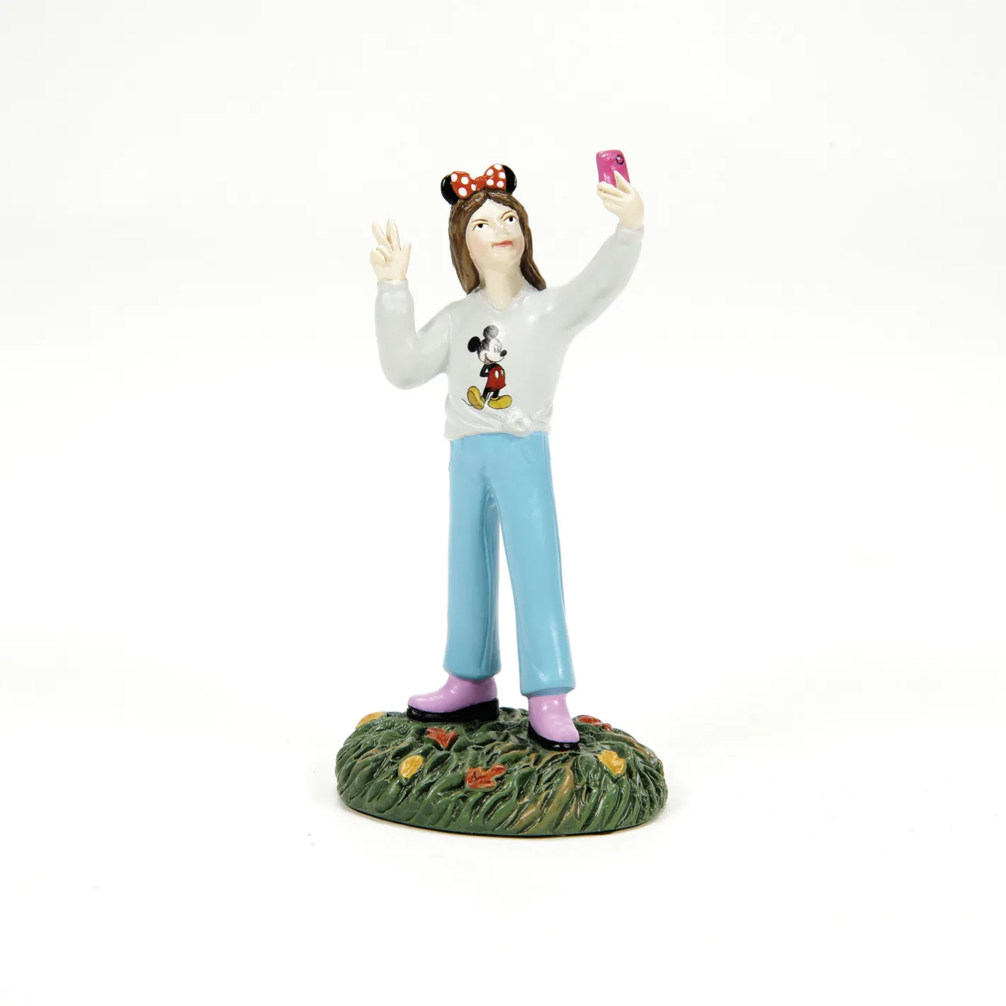 Department 56 Snow Village Halloween Visiting The Park Disney Figure 6014559