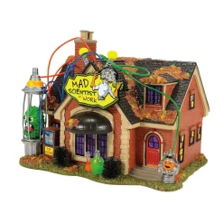 Department 56 Snow Village Halloween Mad Scientist's Place 6015635 Outlet