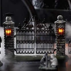 Department 56 Snow Village Halloween Spooky Wrought Iron Gate 4047599 Discount