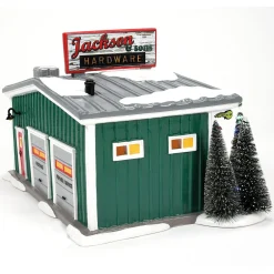Department 56 Snow Village Jackson & Son's Hardware 6013447 Sale